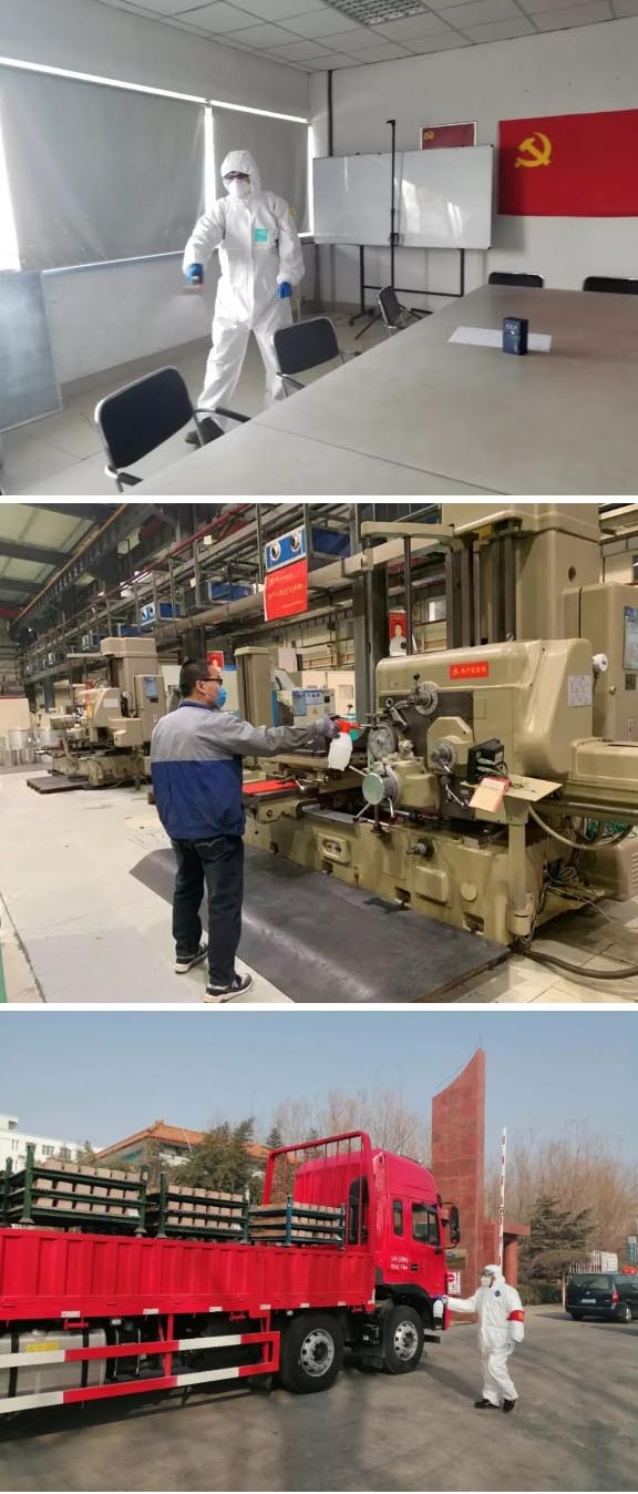 公共區(qū)域、生產車間:消毒、消毒、消毒